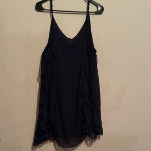 Papaya Deep Blue Sleeveless Top